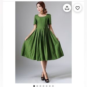 Xiaolizi Handmade Linen Dress